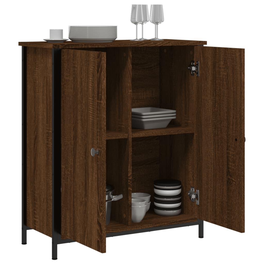 Buffet 70x30x80 cm en bois travaillé