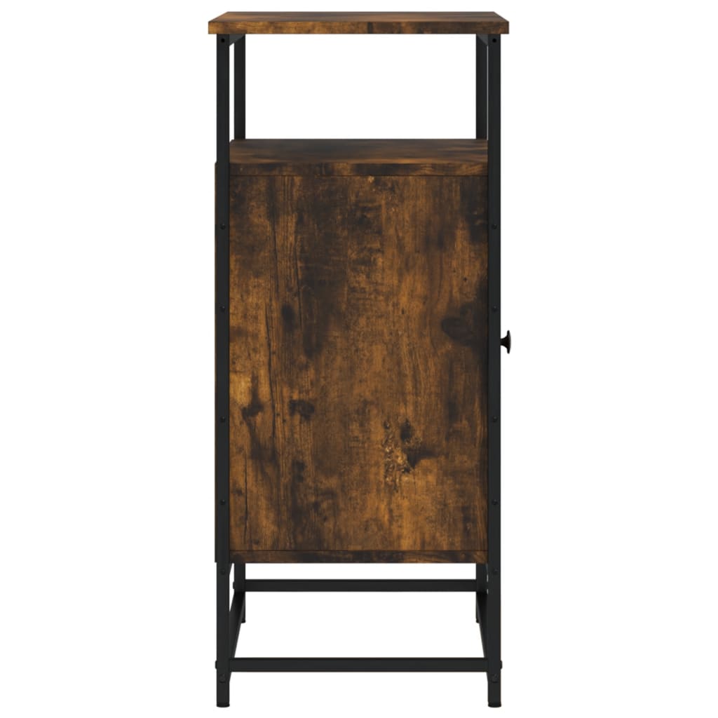 Buffet 69x35x80 cm bois fini couleur chêne marron