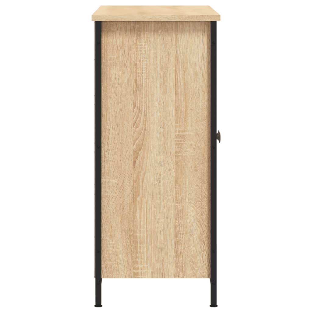 Dressoir 100x33x75 cm bewerkt hout