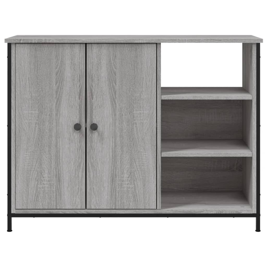 Dressoir 100x33x75 cm bewerkt hout