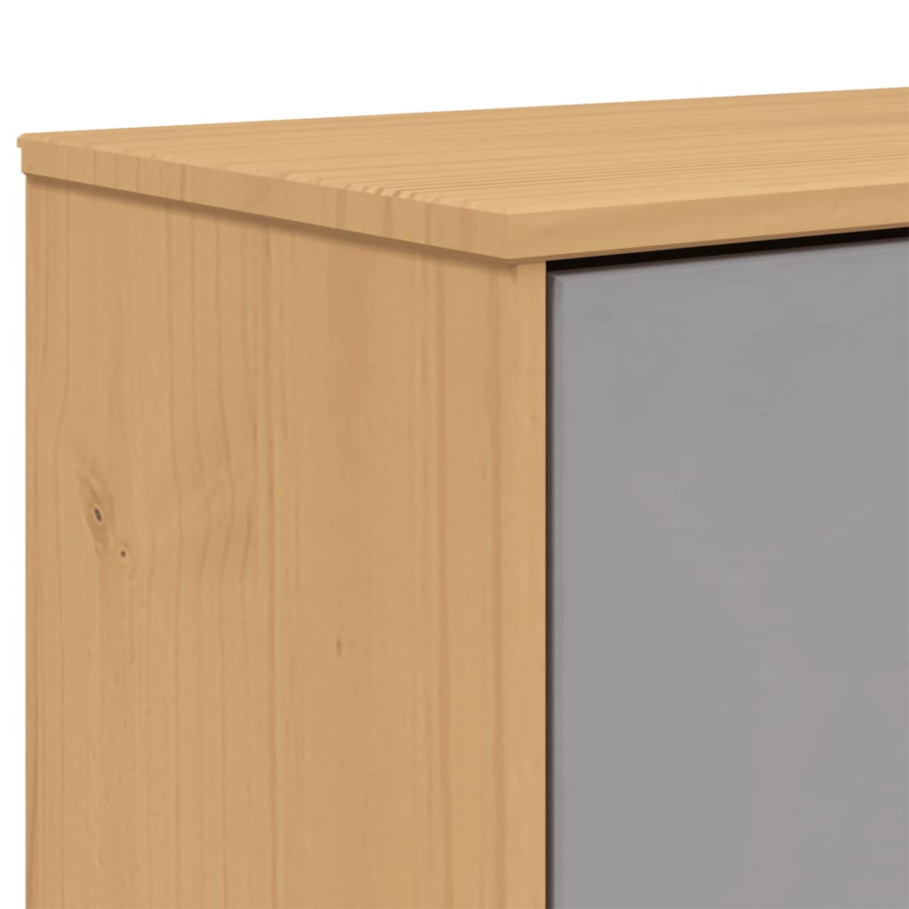 Schoenenkast OLDEN 55x35x120 cm grenenhout en