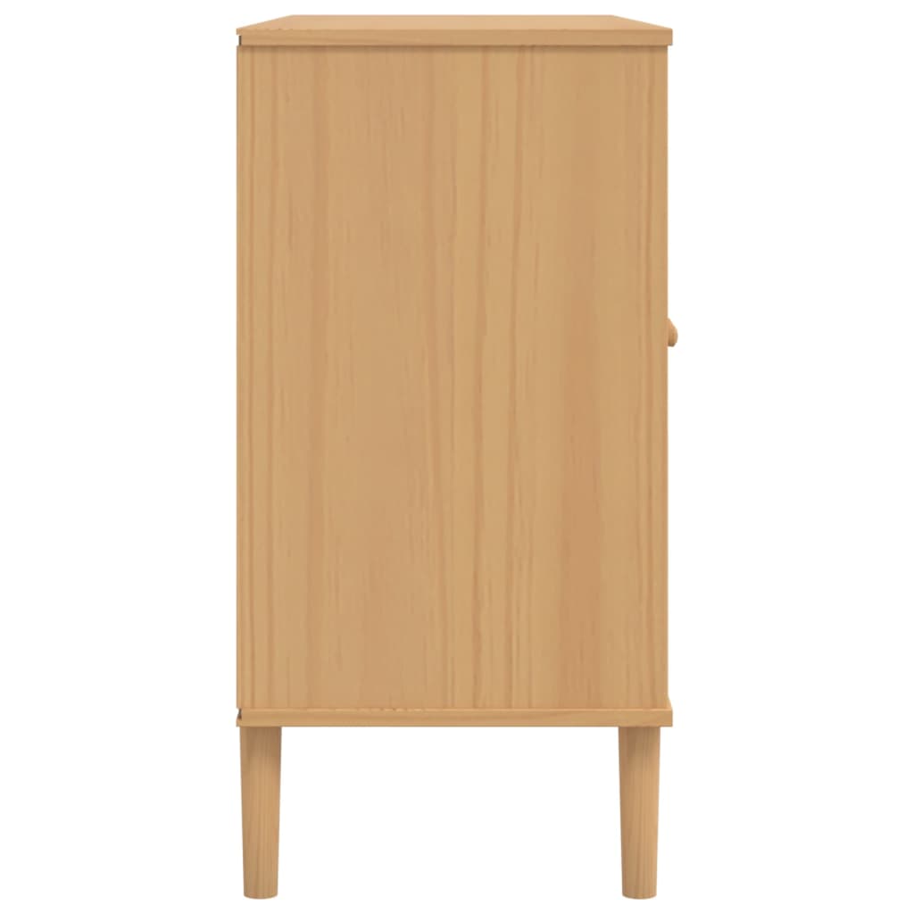 Dressoir SENJA 112x40x80 cm rattan massief grenenhout