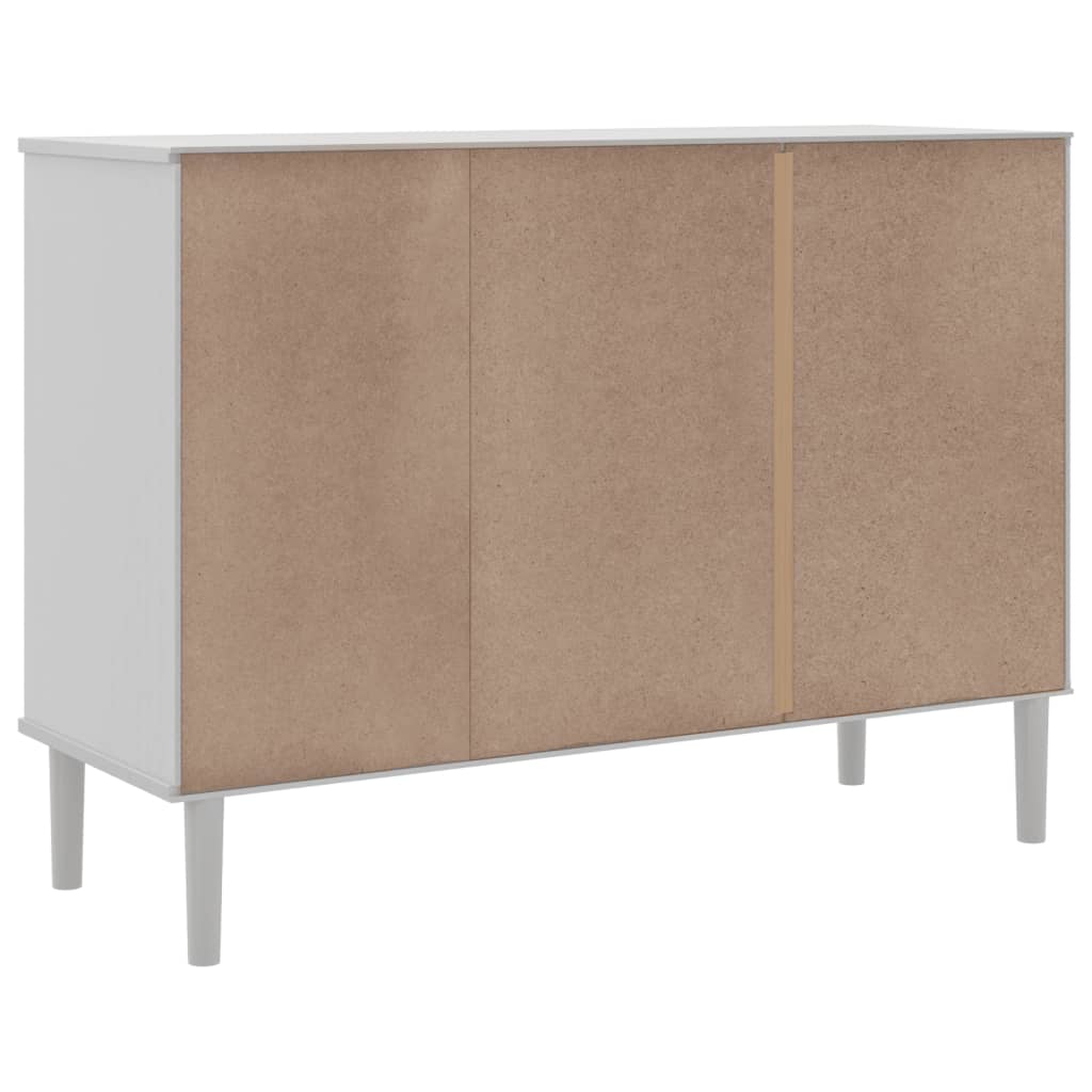 Buffet SENJA 112x40x80 cm rotin bois de pin massif