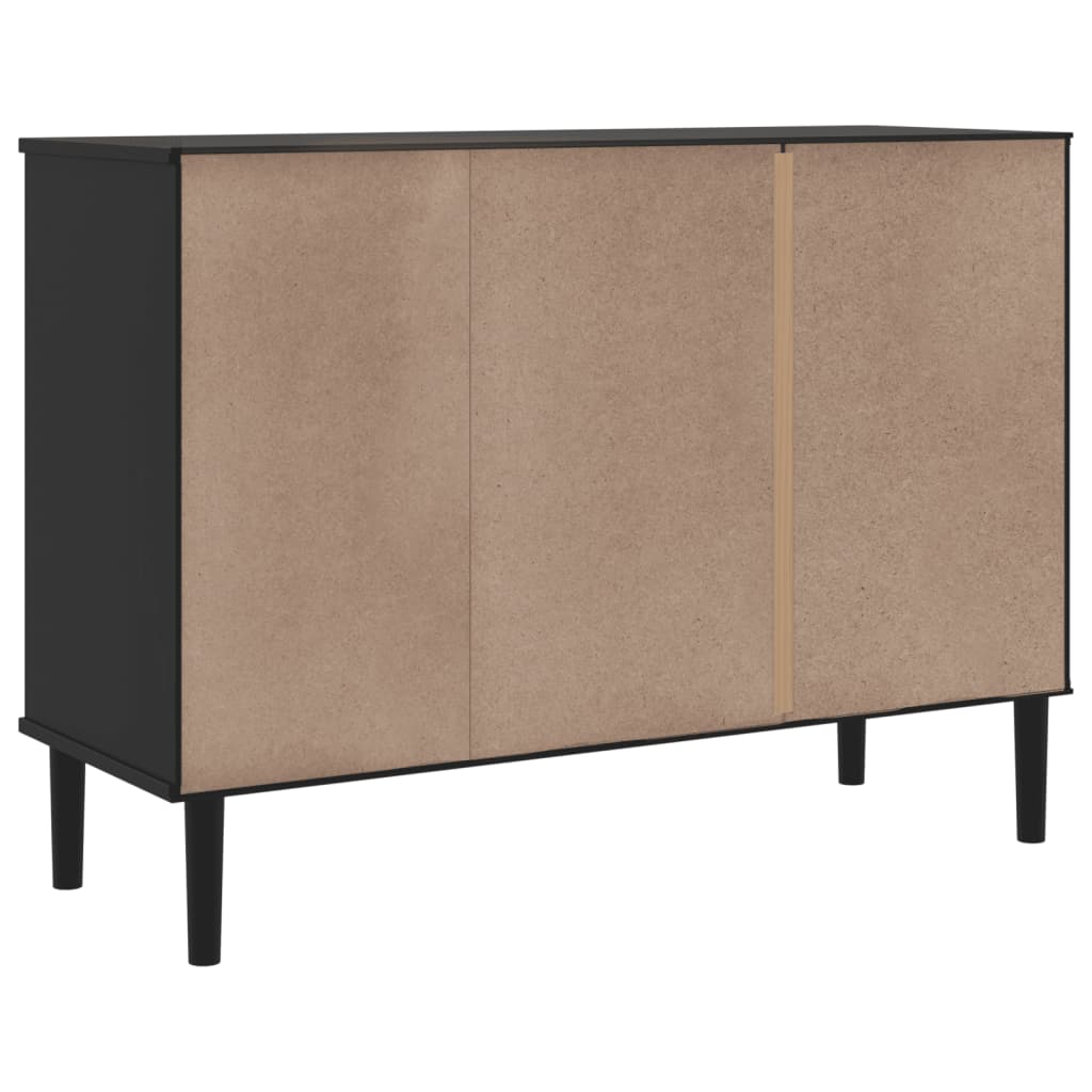 Buffet SENJA 112x40x80 cm rotin bois de pin massif