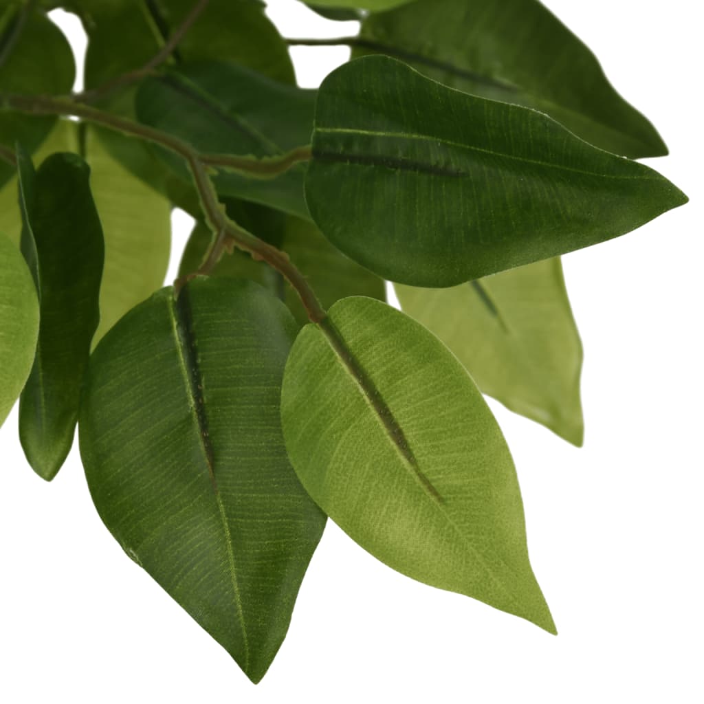 Kunstplant ficus 378 bladeren 80 cm groen