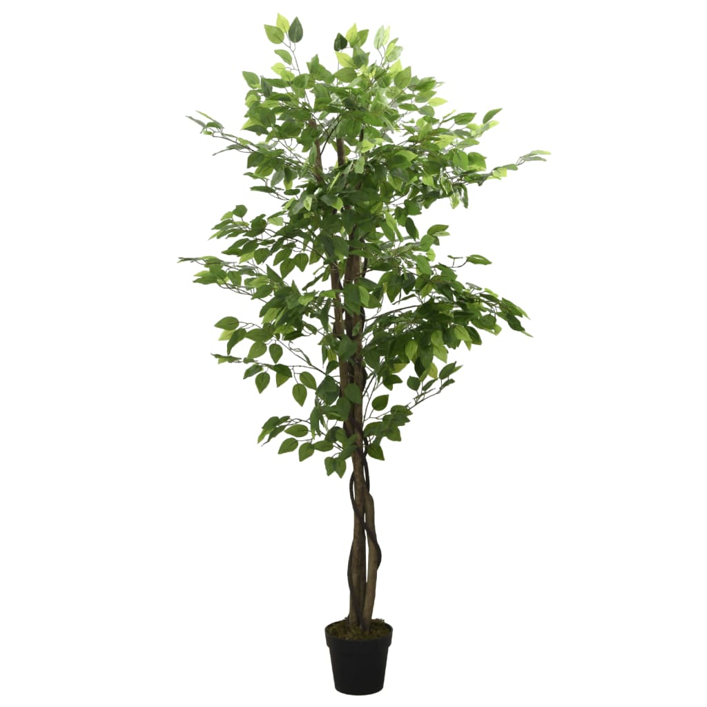 Plante artificielle ficus 1260 feuilles 200 cm vert