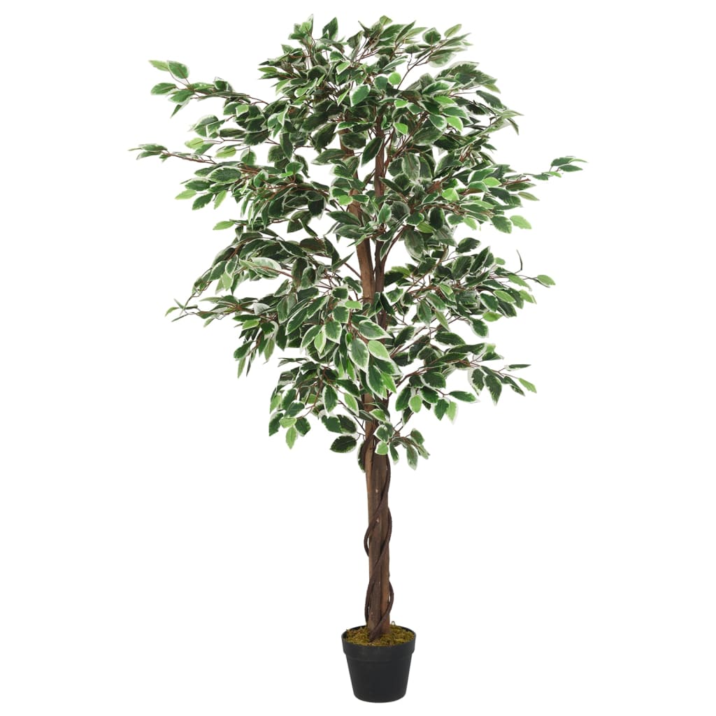 Kunstplant ficus 378 bladeren 80 cm groen