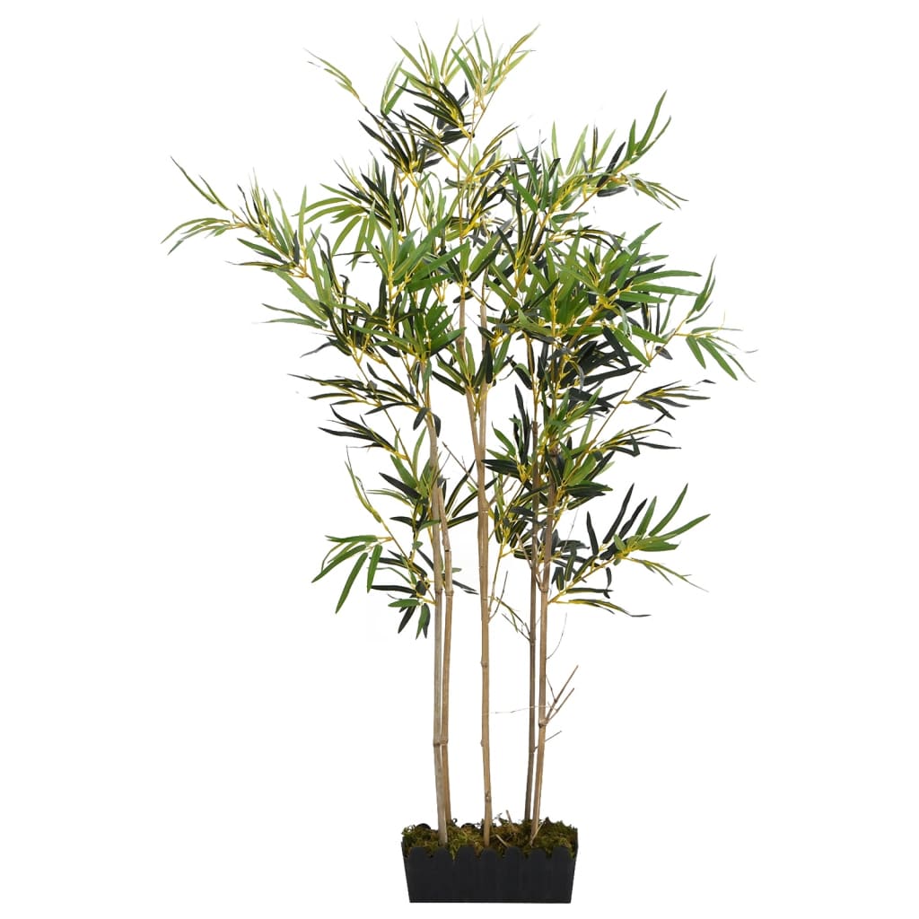 Plante artificielle bambou 552 feuilles 120 cm vert