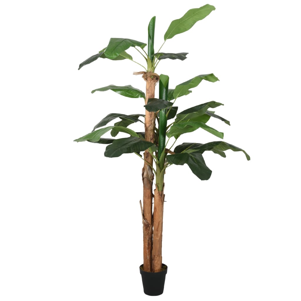 Plante artificielle bananier 9 feuilles 120 cm vert