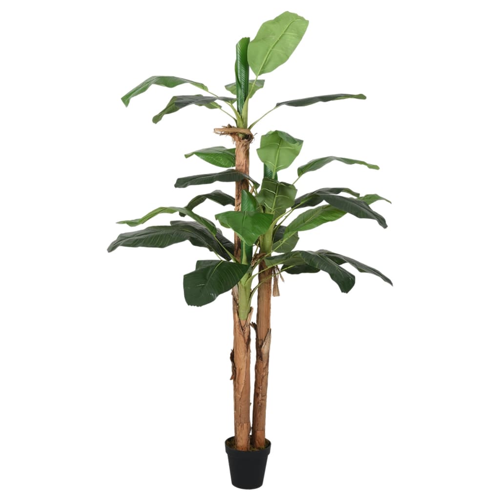 Plante artificielle bananier 9 feuilles 120 cm vert