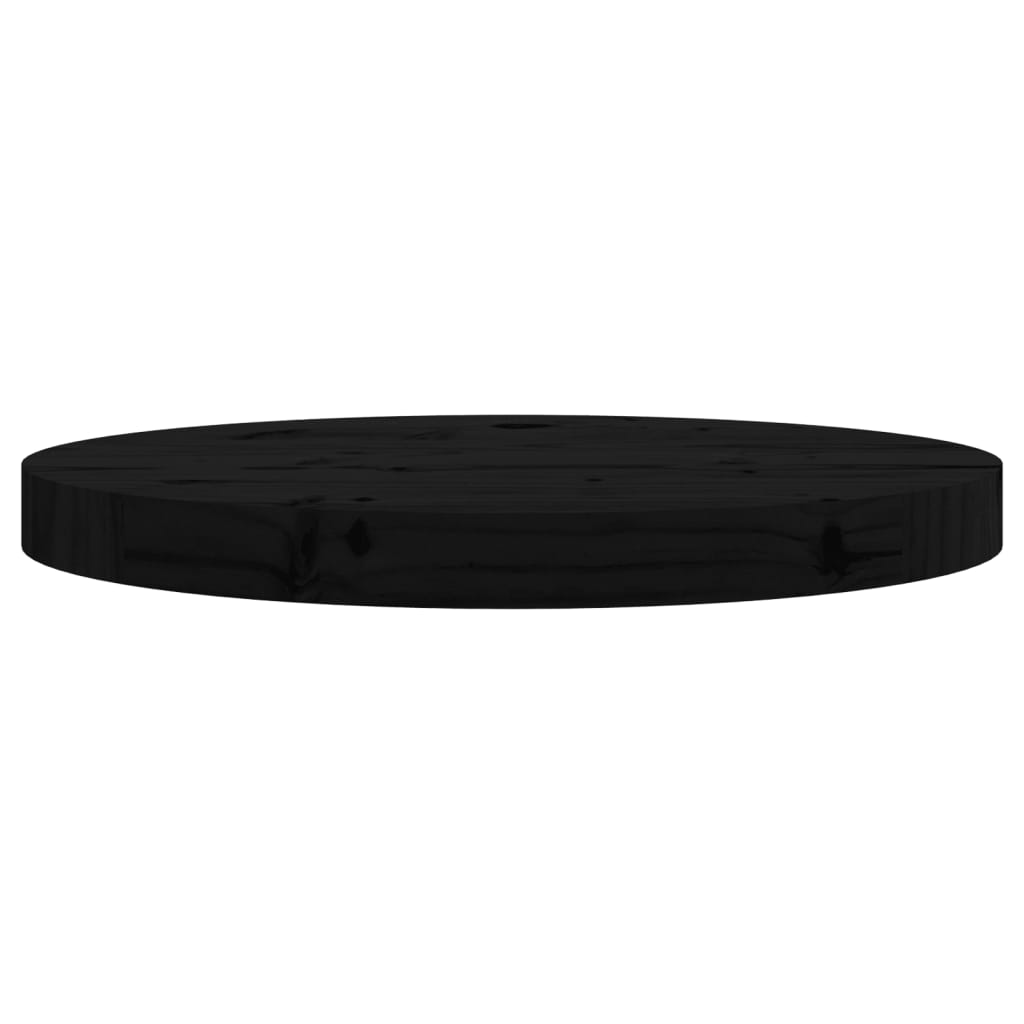 Plateau de table rond Ø70x3 cm en bois de pin massif