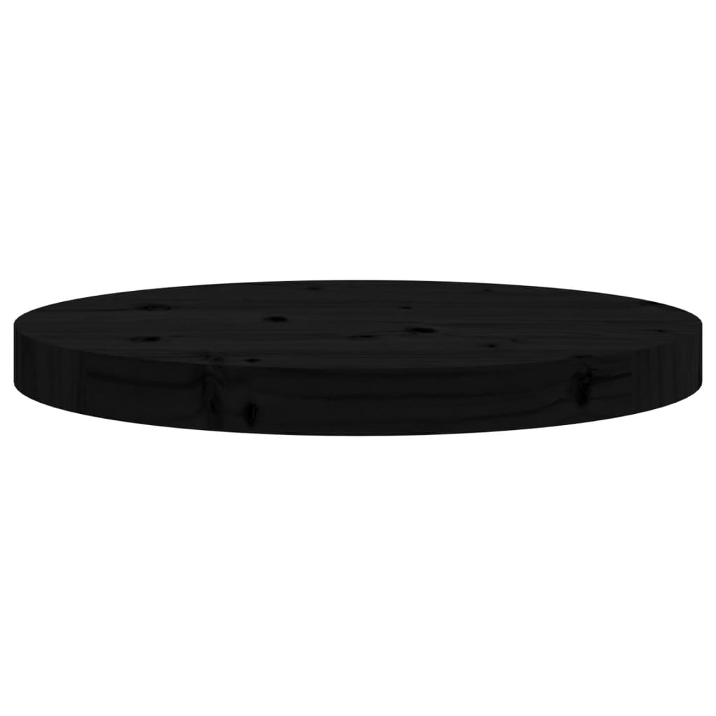 Plateau de table rond Ø70x3 cm en bois de pin massif