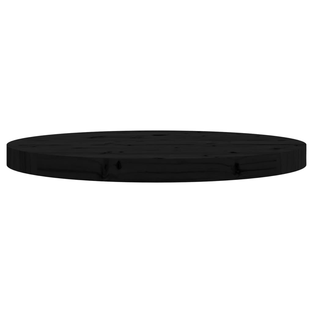 Plateau de table rond Ø70x3 cm en bois de pin massif