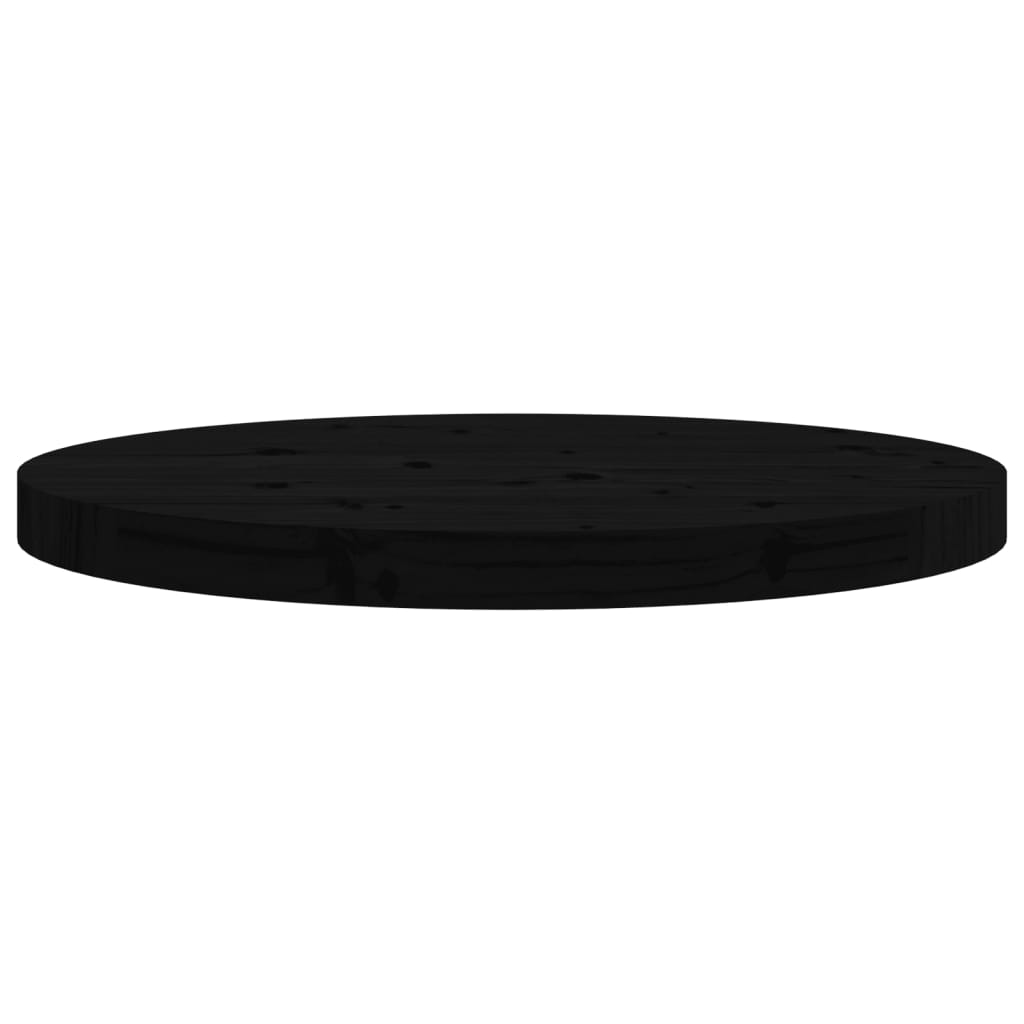 Plateau de table rond Ø70x3 cm en bois de pin massif