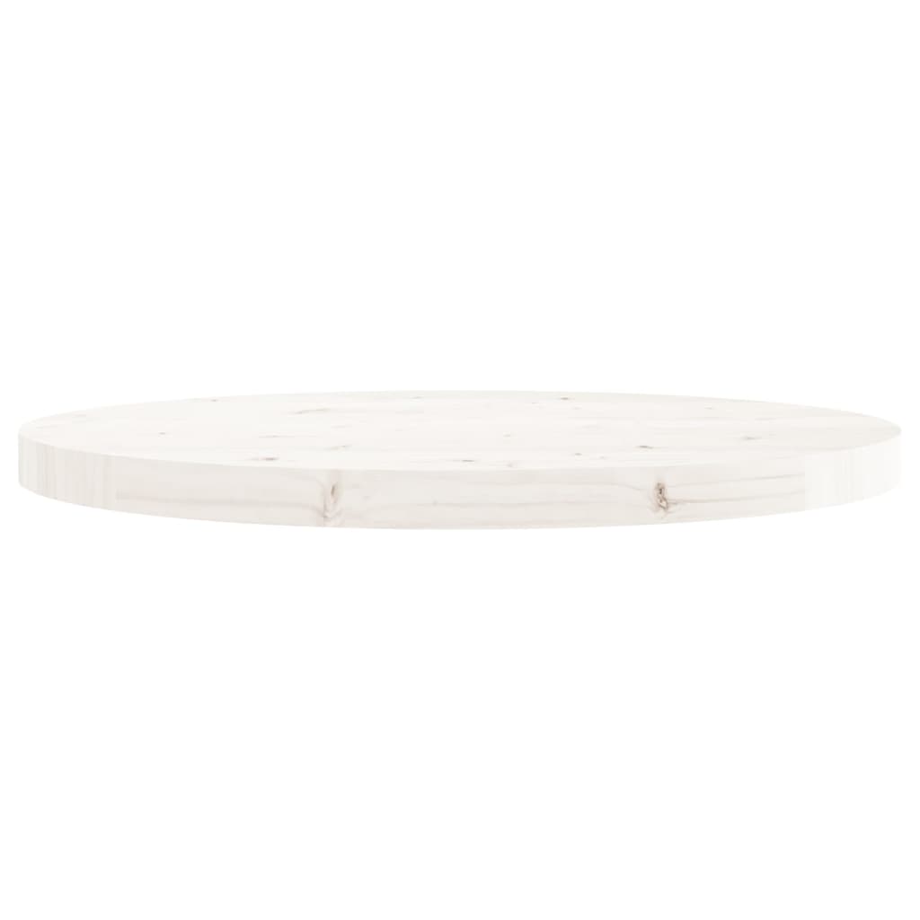 Plateau de table rond Ø70x3 cm en bois de pin massif