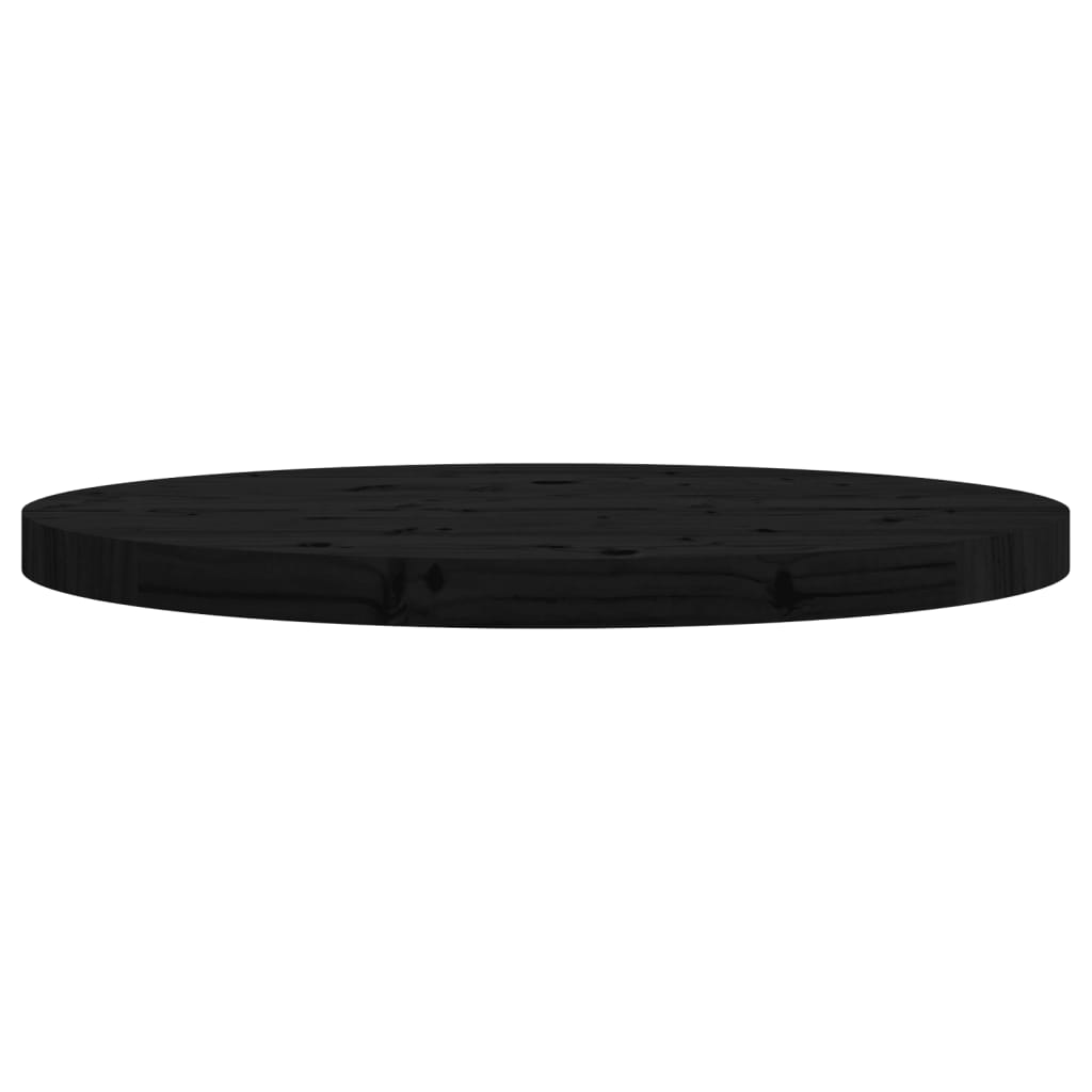 Plateau de table rond Ø70x3 cm en bois de pin massif