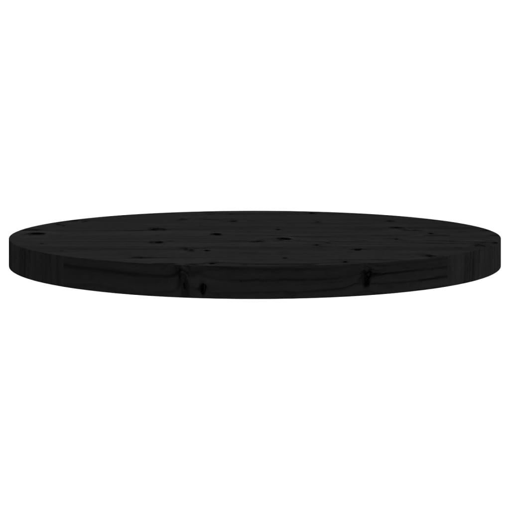 Plateau de table rond Ø70x3 cm en bois de pin massif