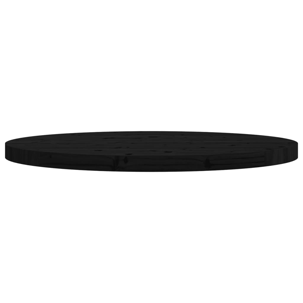 Plateau de table rond Ø70x3 cm en bois de pin massif