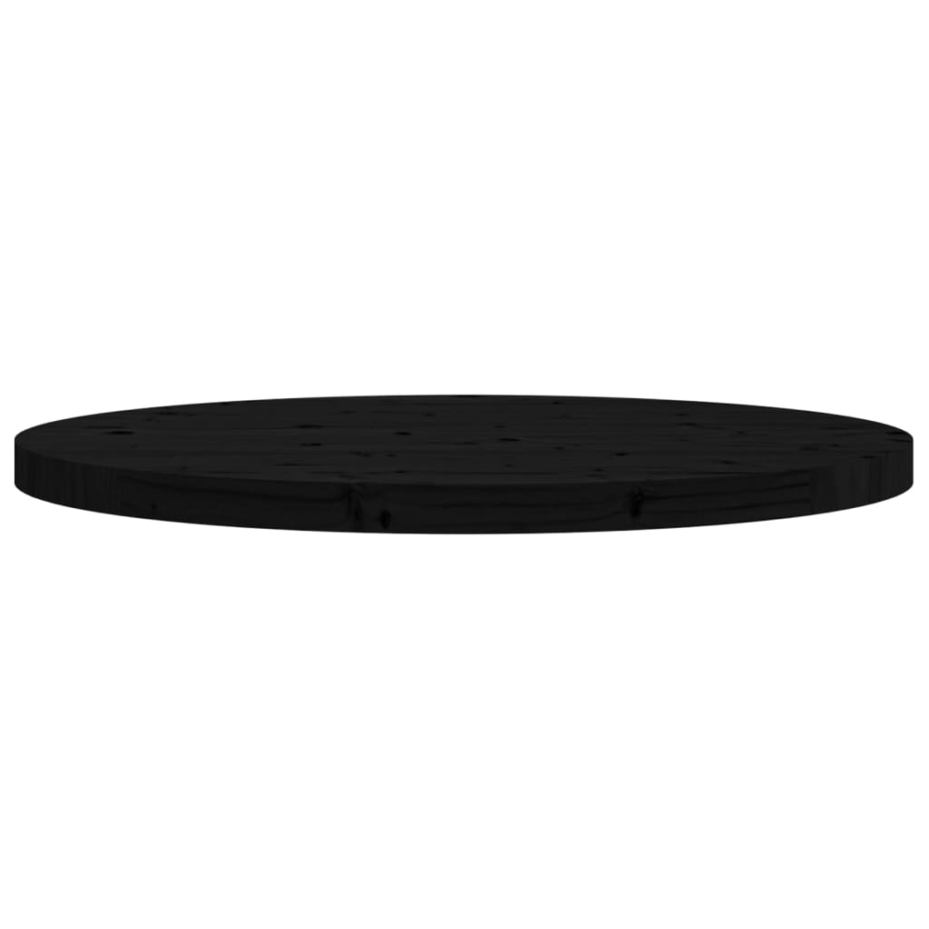 Plateau de table rond Ø70x3 cm en bois de pin massif