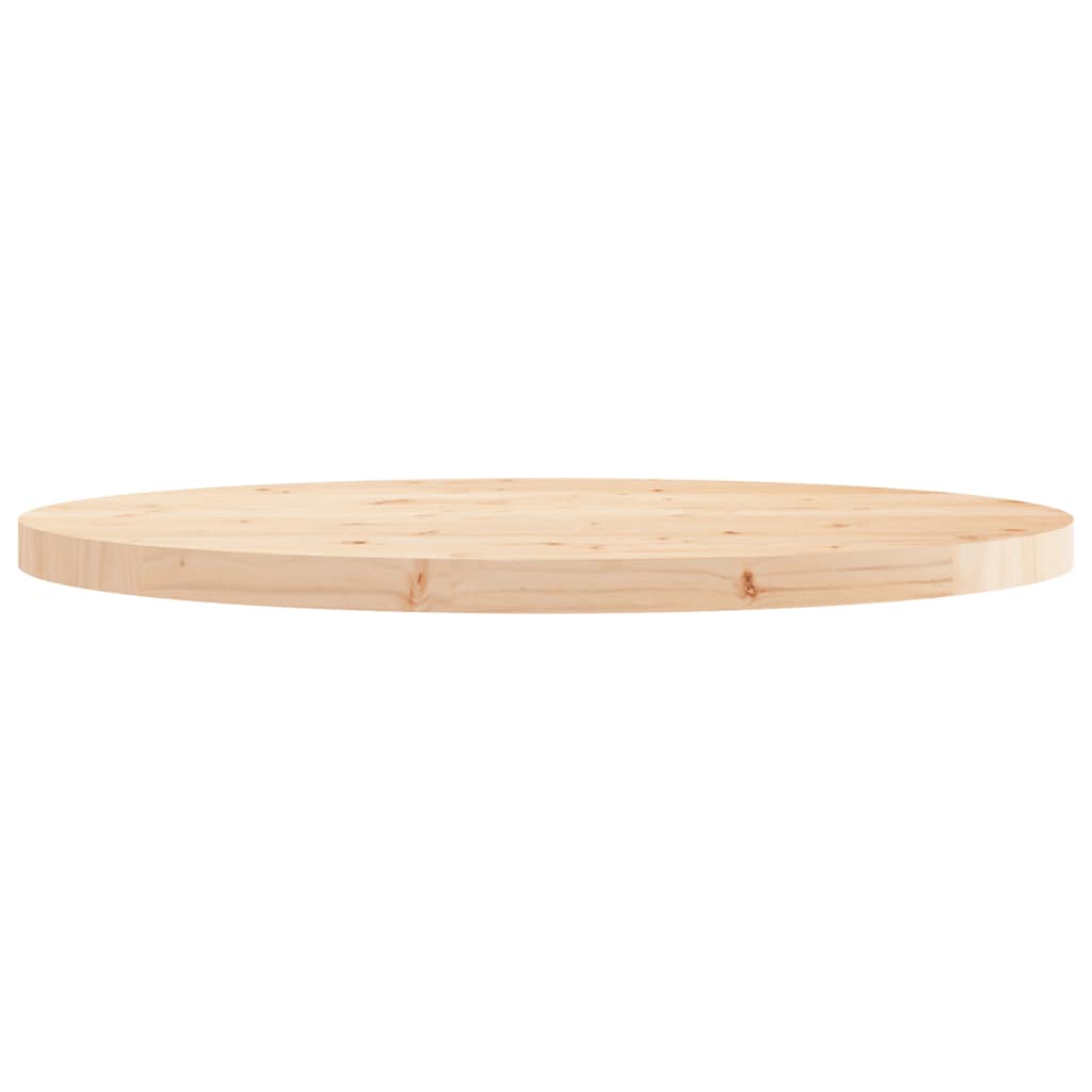 Plateau de table rond Ø70x3 cm en bois de pin massif