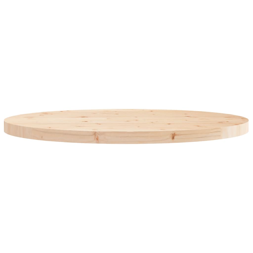 Plateau de table rond Ø70x3 cm en bois de pin massif