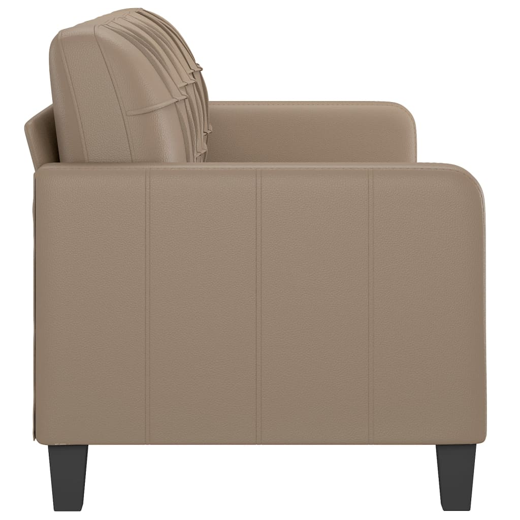 Fauteuil 60 cm kunstleer crèmekleurig