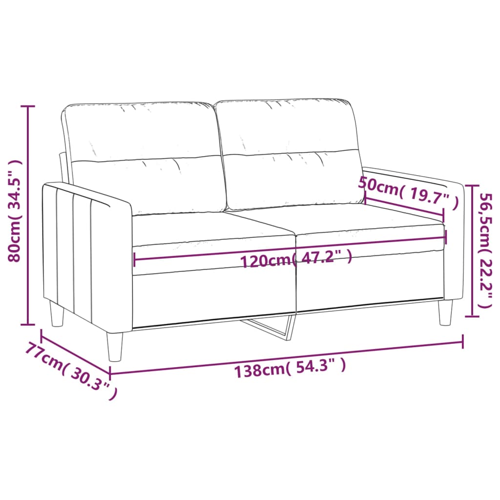 Fauteuil 60 cm tissu