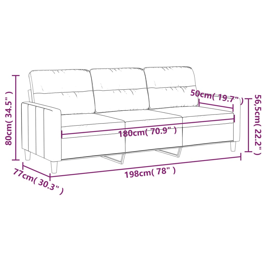 Fauteuil 60 cm stof