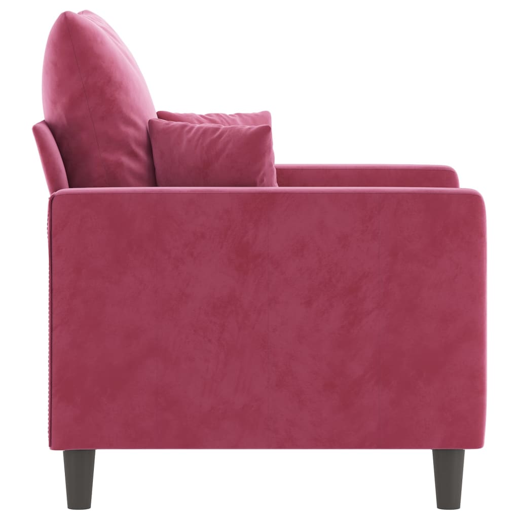 Fauteuil 60 cm velours