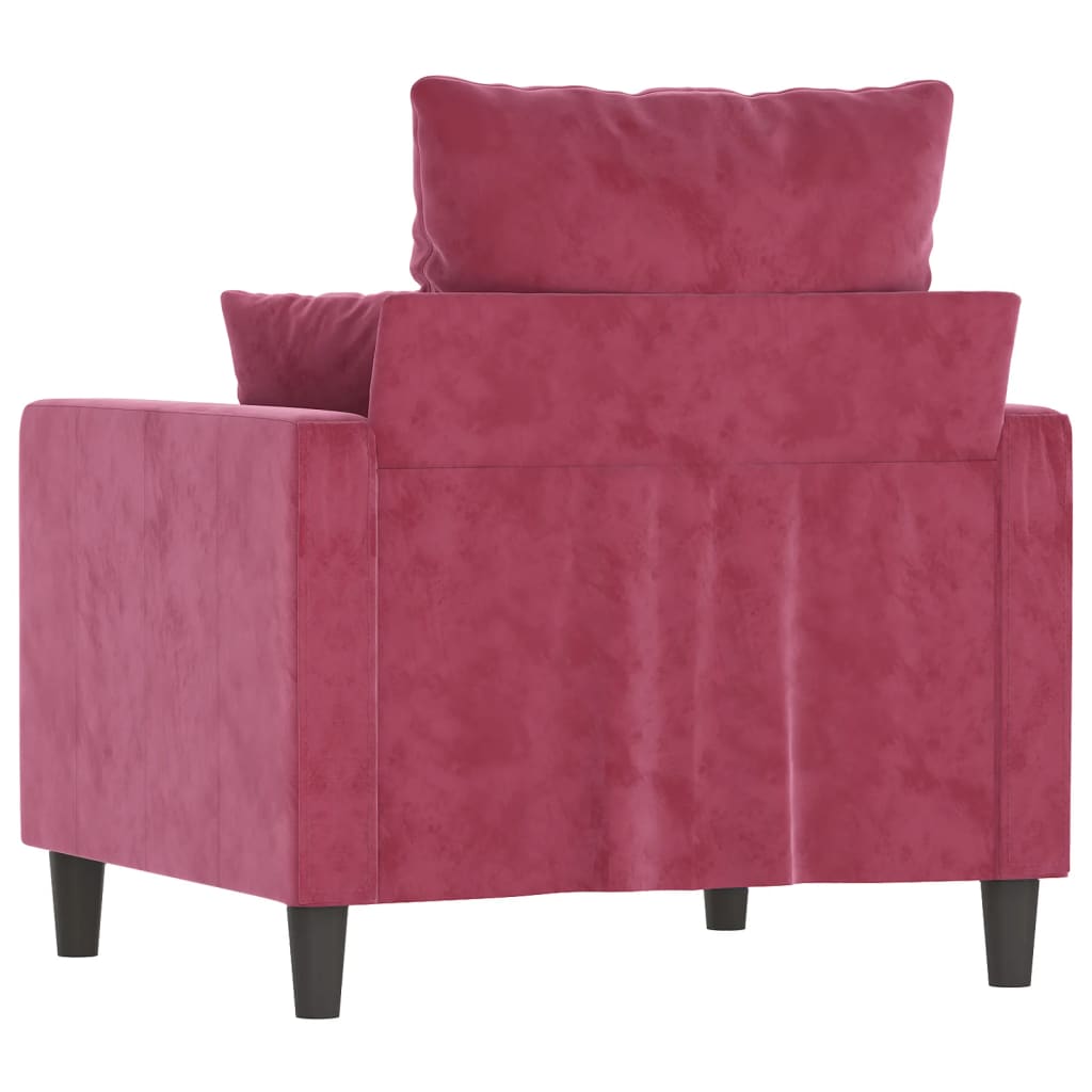 Fauteuil 60 cm velours