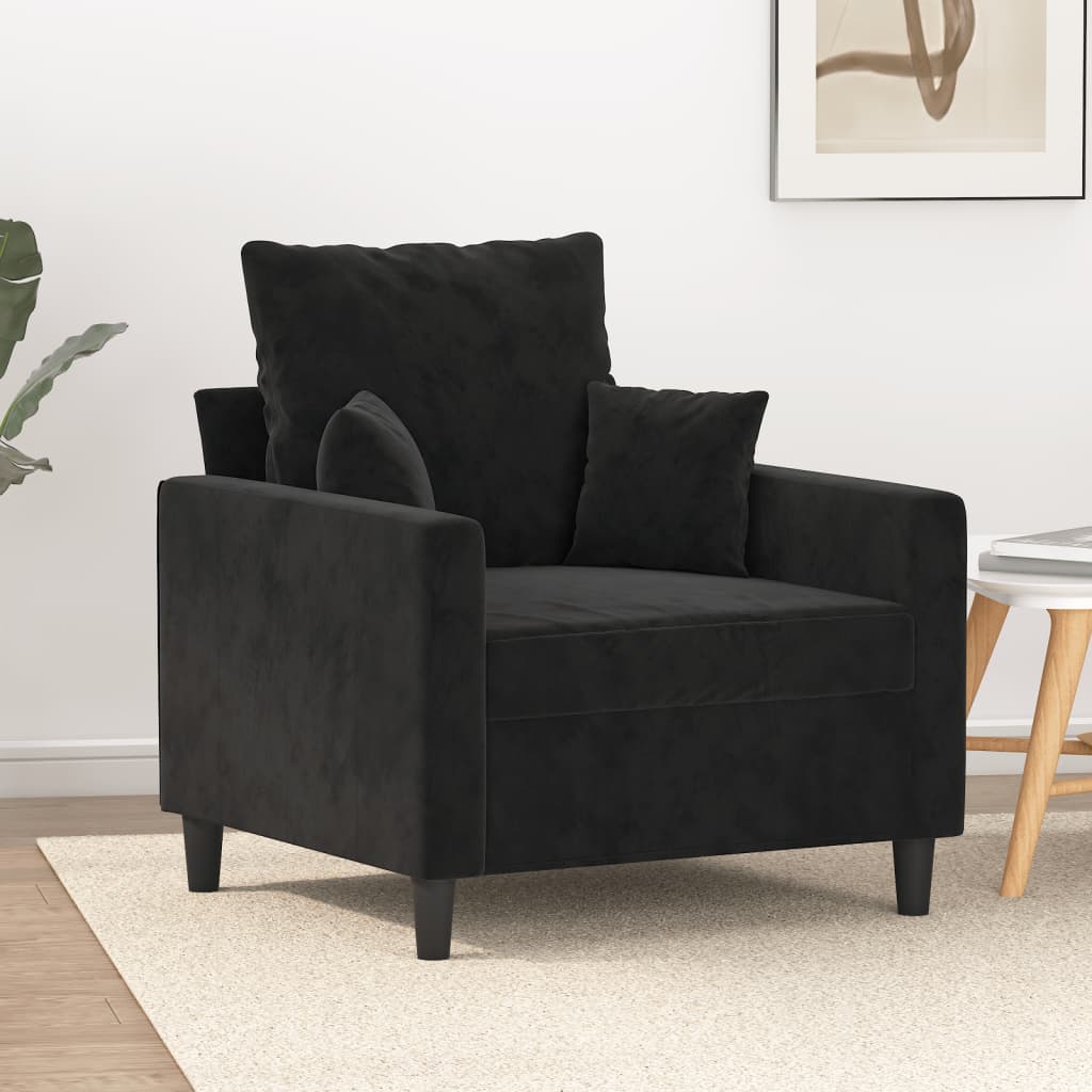 Fauteuil 60 cm velours