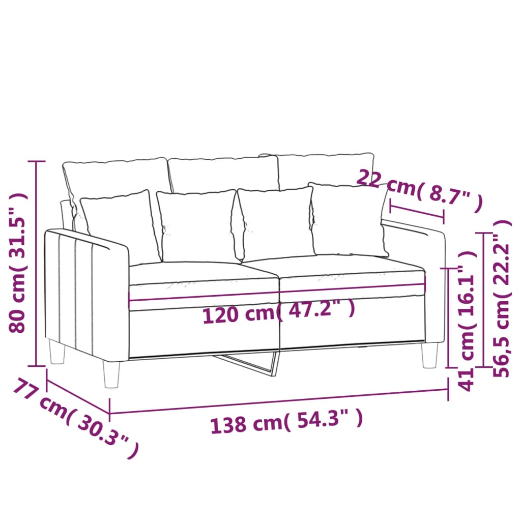 Fauteuil 60 cm velours