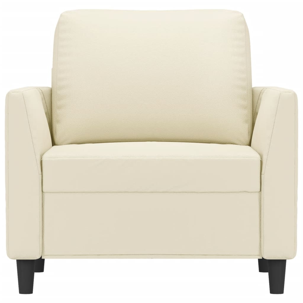 Fauteuil 60 cm cuir artificiel