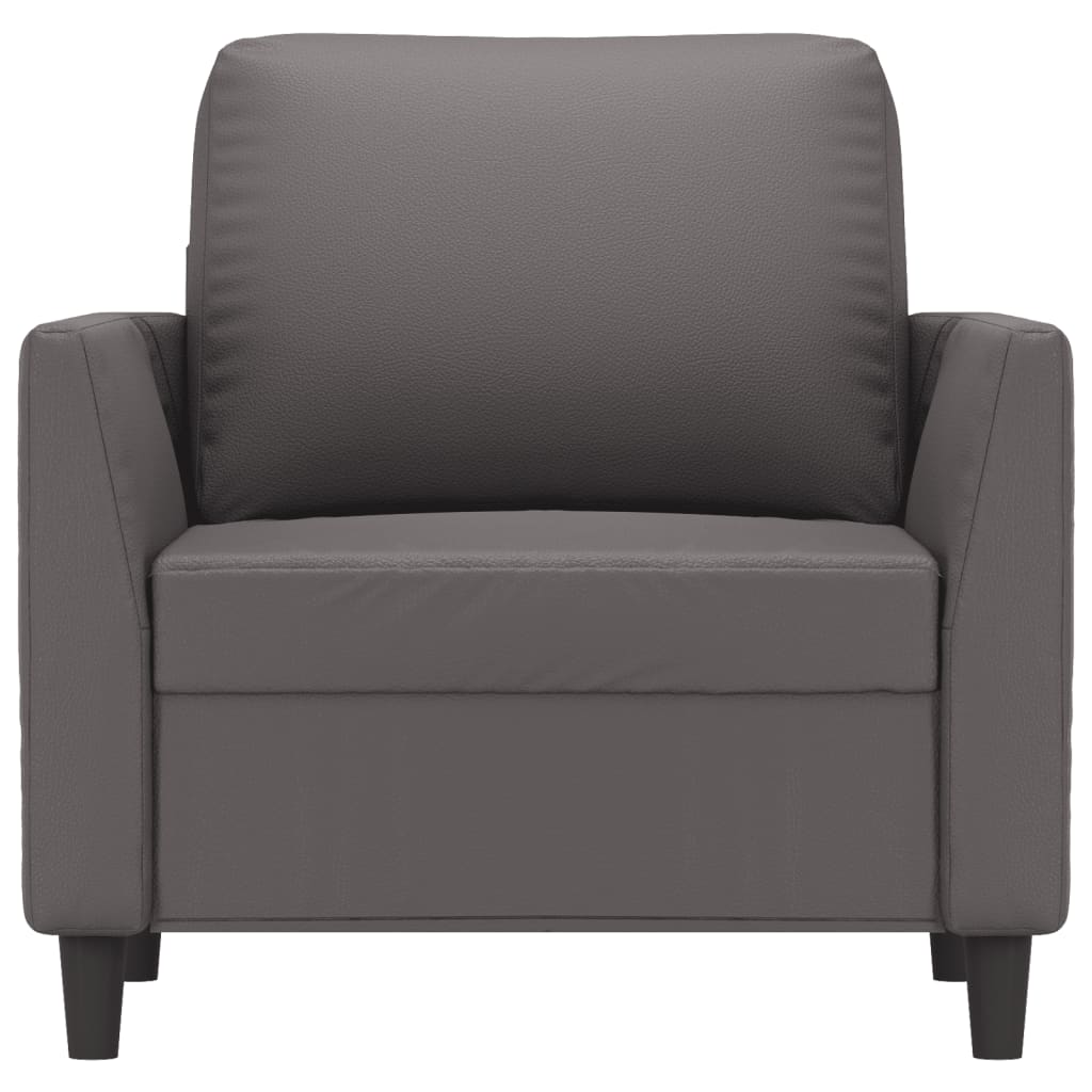 Fauteuil 60 cm cuir artificiel