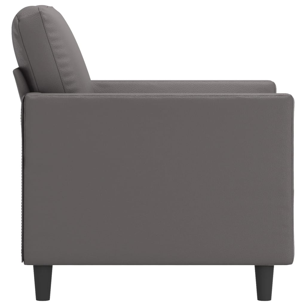 Fauteuil 60 cm cuir artificiel