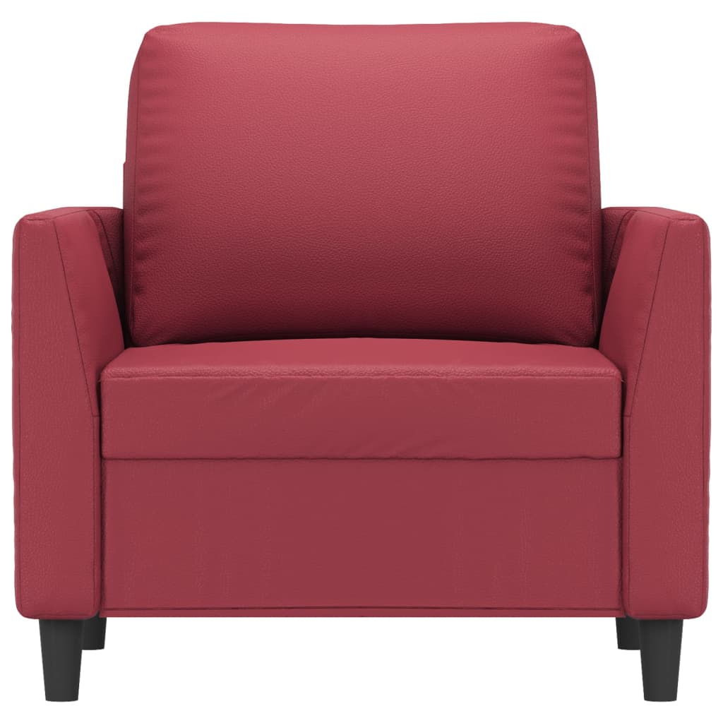 Fauteuil 60 cm cuir artificiel