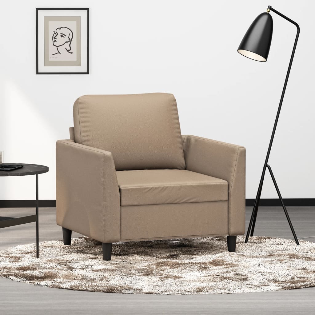 Fauteuil 60 cm cuir artificiel