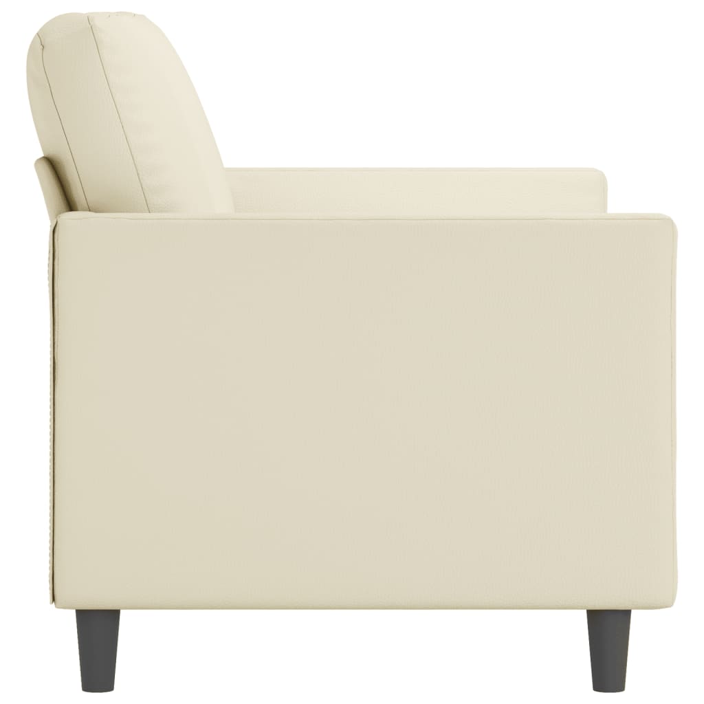 Fauteuil 60 cm cuir artificiel