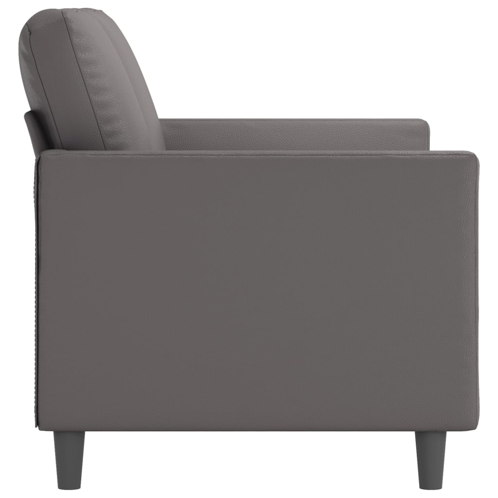 Fauteuil 60 cm cuir artificiel