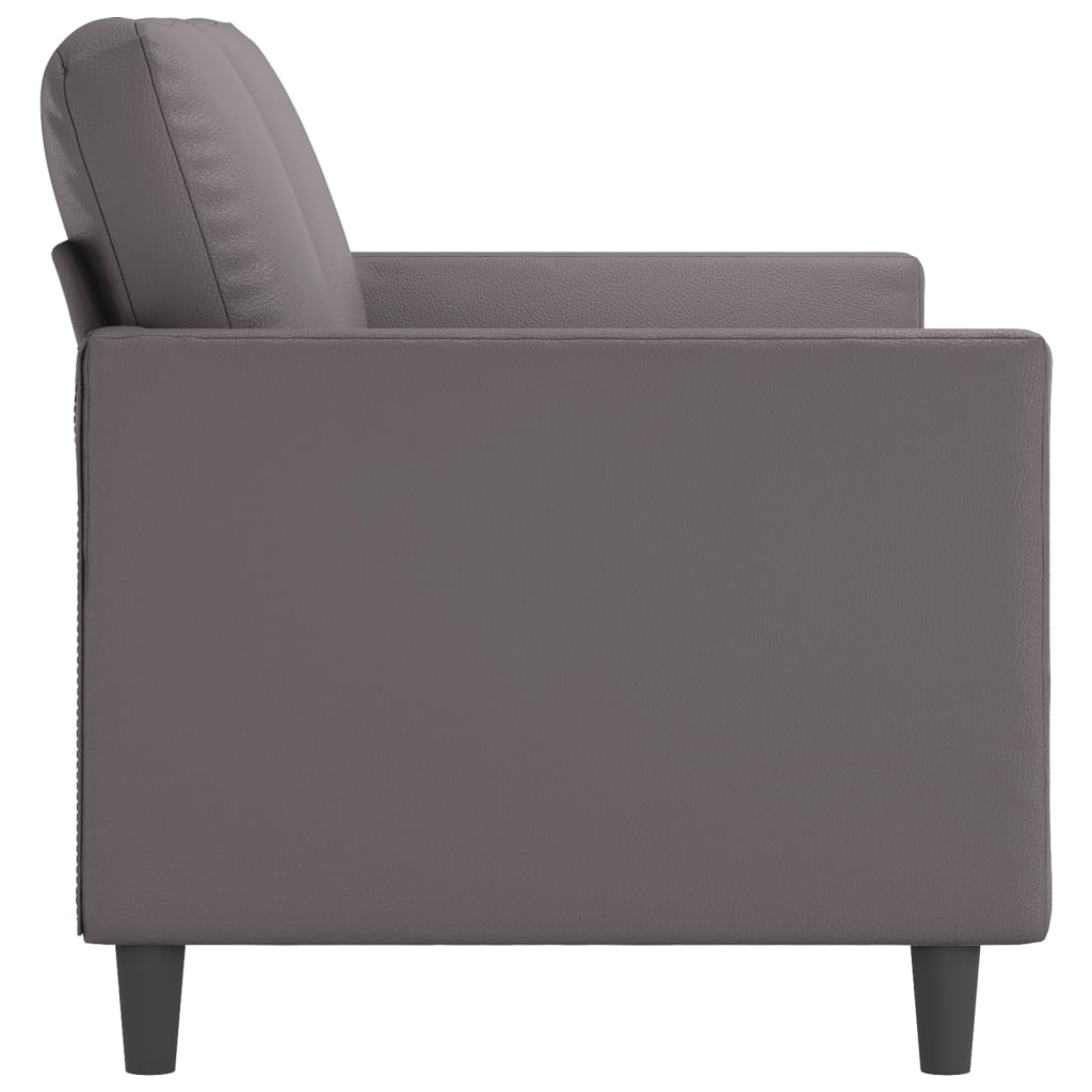 Fauteuil 60 cm cuir artificiel