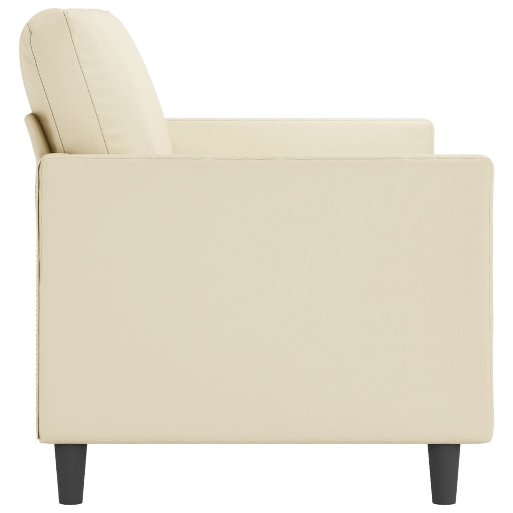 Fauteuil 60 cm cuir artificiel