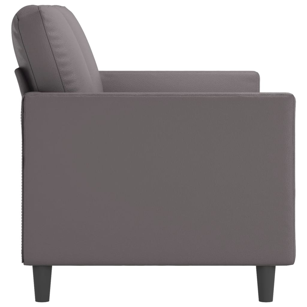 Fauteuil 60 cm cuir artificiel