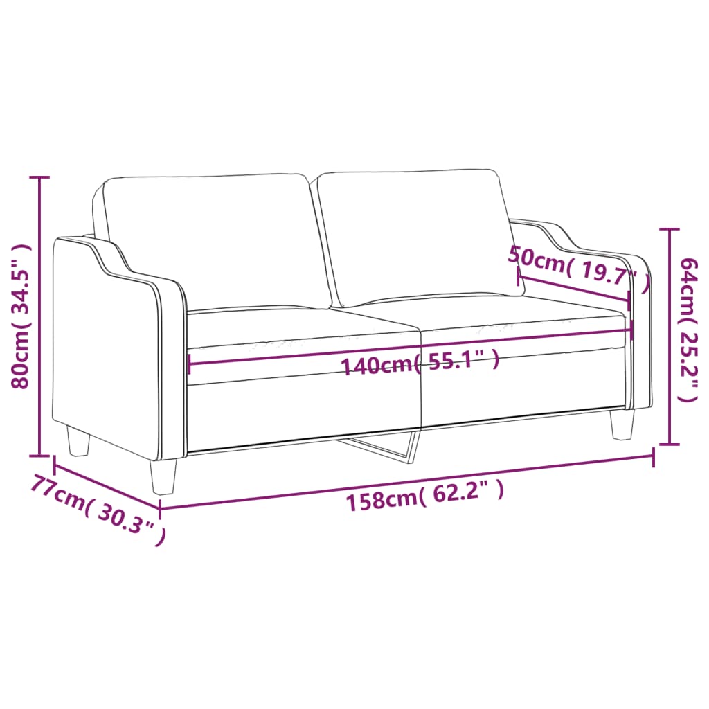 Canapé trois places 180 cm tissu crème