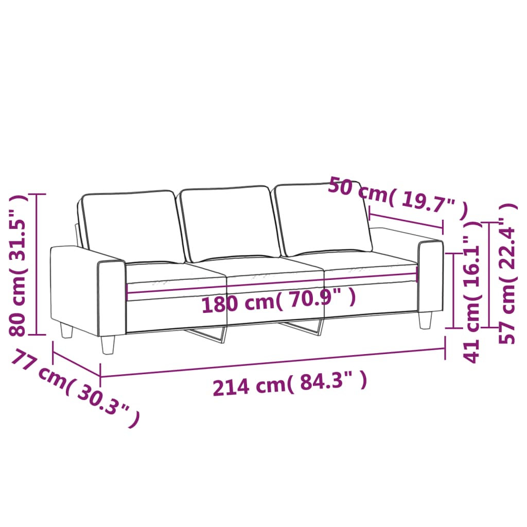 Fauteuil 60 cm stof