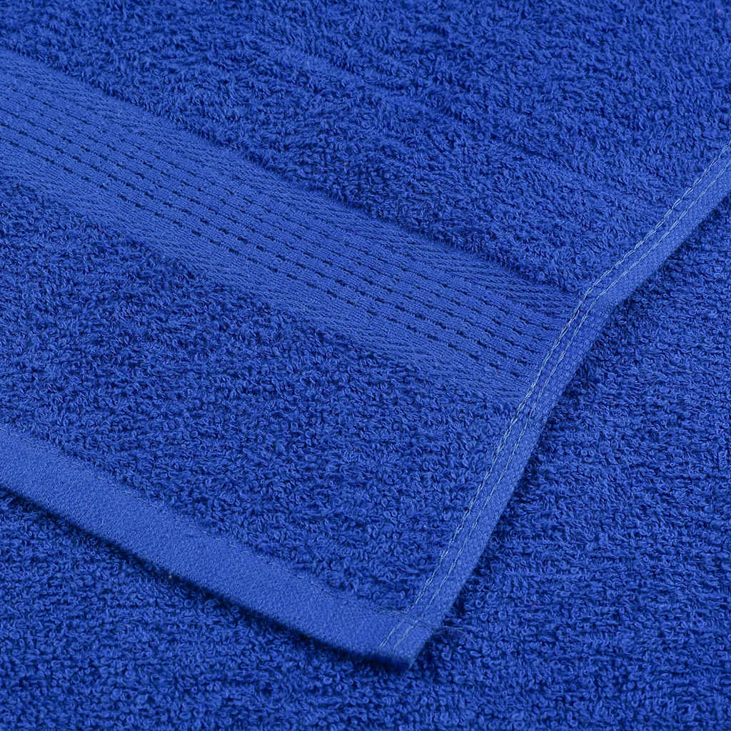 12-delige Handdoekenset 360 g/m² 100% katoen blauw