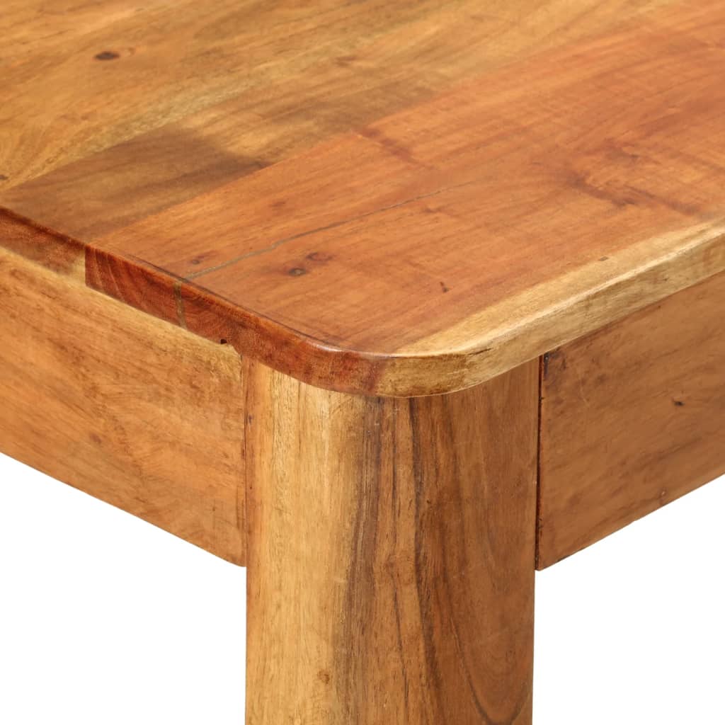 Table à manger 110x55x76 cm en bois d'acacia massif