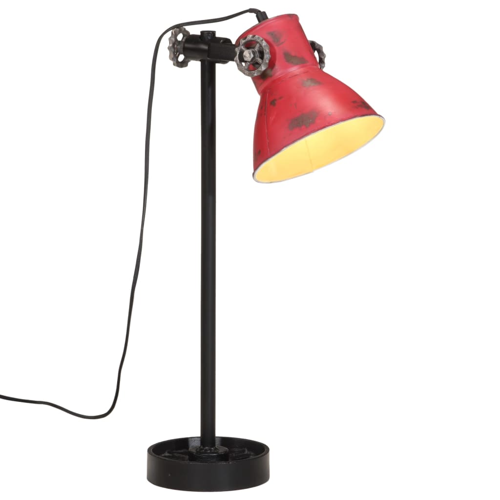 Bureaulamp 25 W E27 15x15x55 cm vintage zilverkleurig