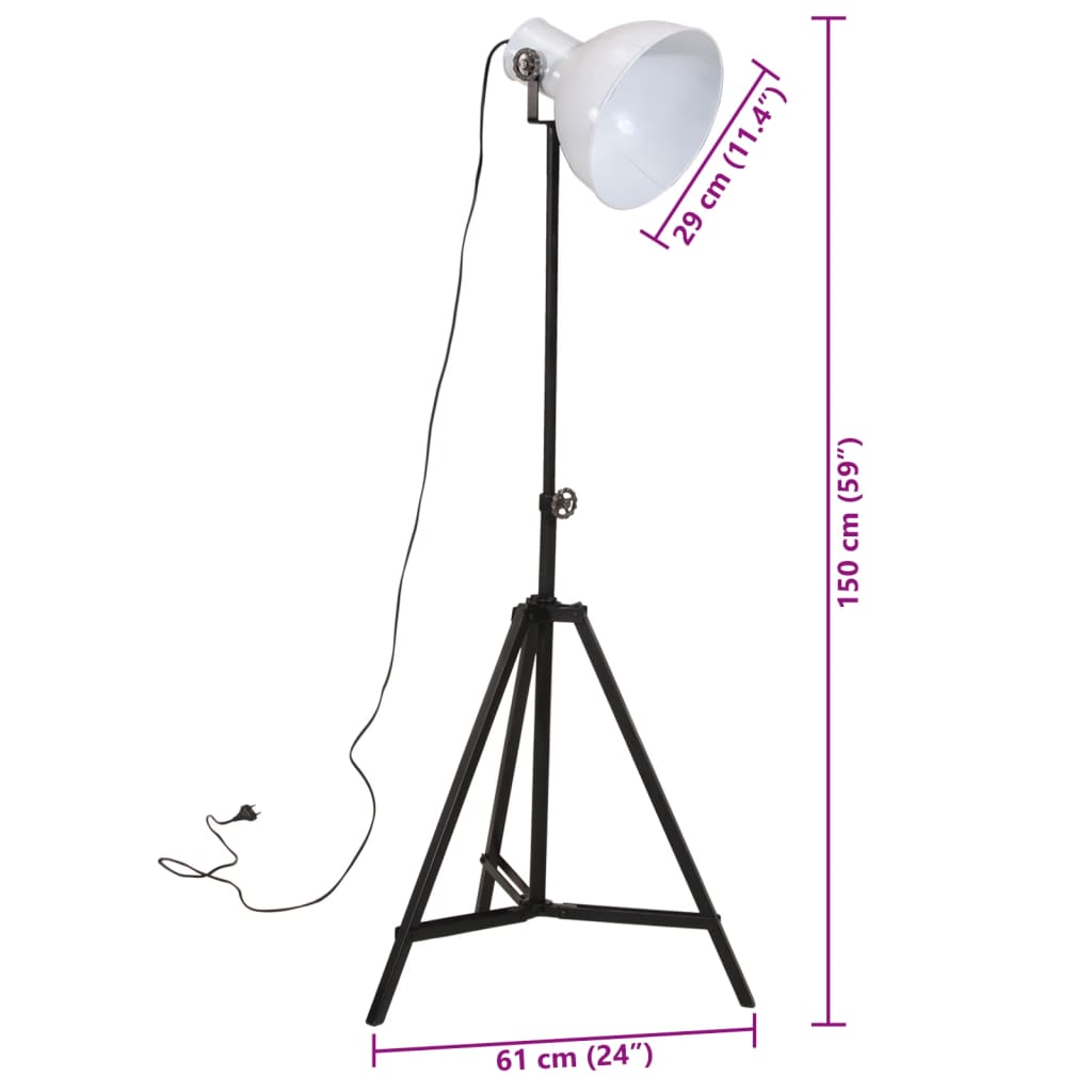 Vloerlamp 25 W E27 61x61x90/150 cm