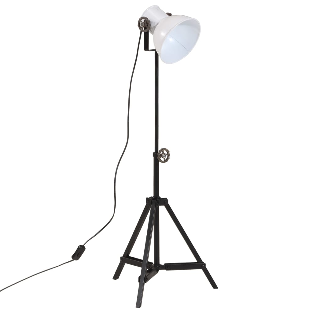 Vloerlamp 25 W E27 35x35x65/95 cm vintage zilverkleurig