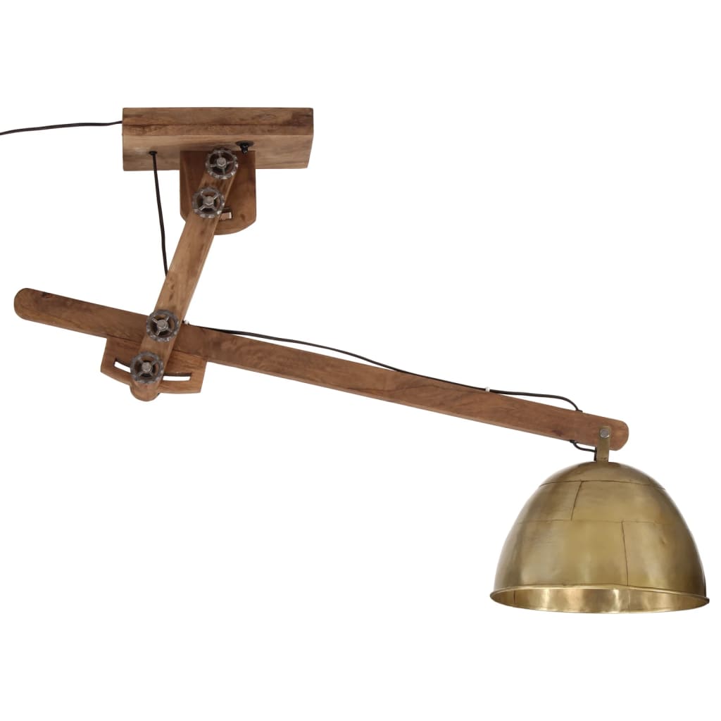 Plafondlamp 25 W E27 105x30x65-108 cm vintage zilverkleurig